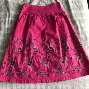 Embroidered skirt!